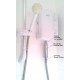 White In-line KDF Shower Filter - Slim Design fits any shower