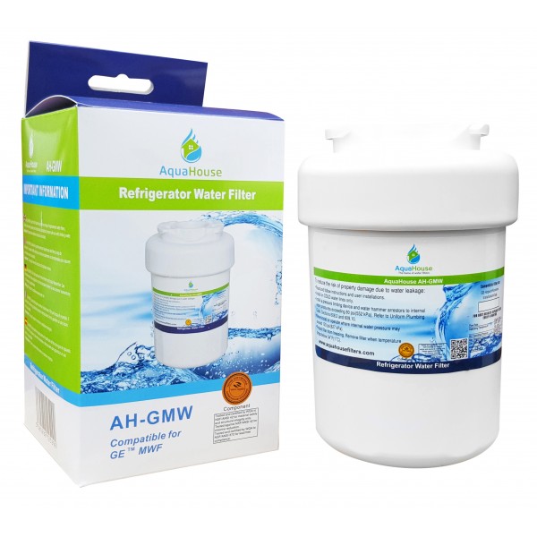 GE SmartWater Refrigerator Water Filter 3-Pack - MWF, GWF, MWFP Models (46-9991 Compatible) - Clean, Fresh Tasting Water
