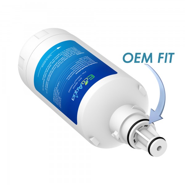 Pack of 2 EcoAqua EFF6043A Water Filter Replacement for Liebherr