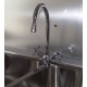 3 Way Tap - Swan Neck Chrome Tap with Filter Water Tap