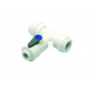 Acetal Angle Stop Valve 1/4" Water Feed Connector - John Guest ASV3