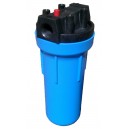 10" Water Filter Housing - 3/4" Ports - Blue