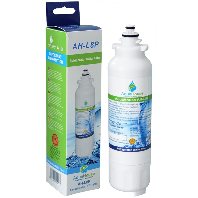 AquaHouse AH-L8P compatible water filter for LG LT800P, Kenmore Elite 46-9490