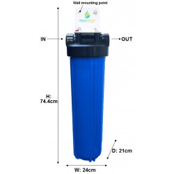 AquaHouse NSWS XL Salt Free Water Softener Whole House Scale Prevention