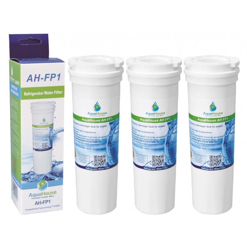 3x AH-FP1 Compatible Water filter for Fisher And Paykel 836848 Fridge