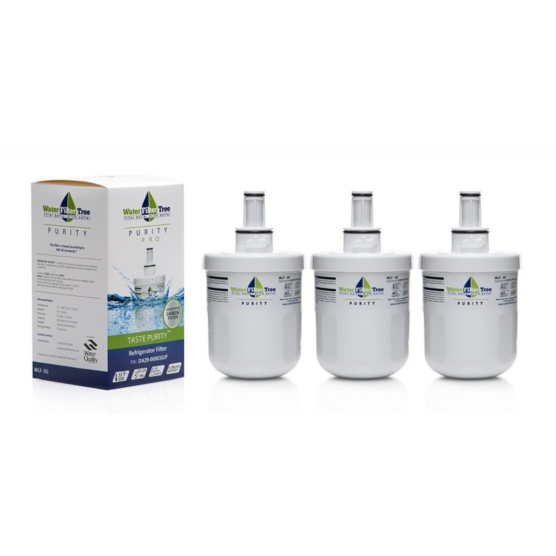 3x Water Filter Tree WLF-3G Filter for DA29-00003F, DA29-00003G, DA29-00003B, DA29-0003A