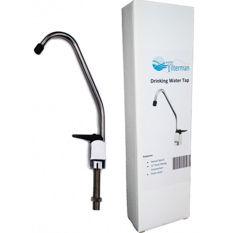 Chrome Push Lever Drinking Water Filter Tap