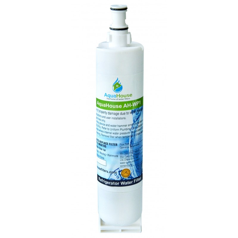 AquaHouse AH-WP1 filtro per l'acqua compatibile per Whirlpool frigo SBS002, 4396508, 481281729632, 461950271171, S20BRS, SBS003