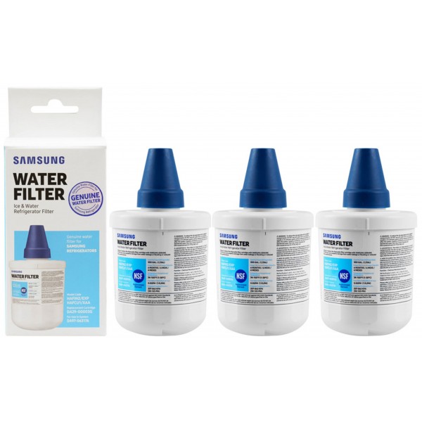 Pack of 3 Samsung AquaPure Plus DA2900003G Refrigerator Filter