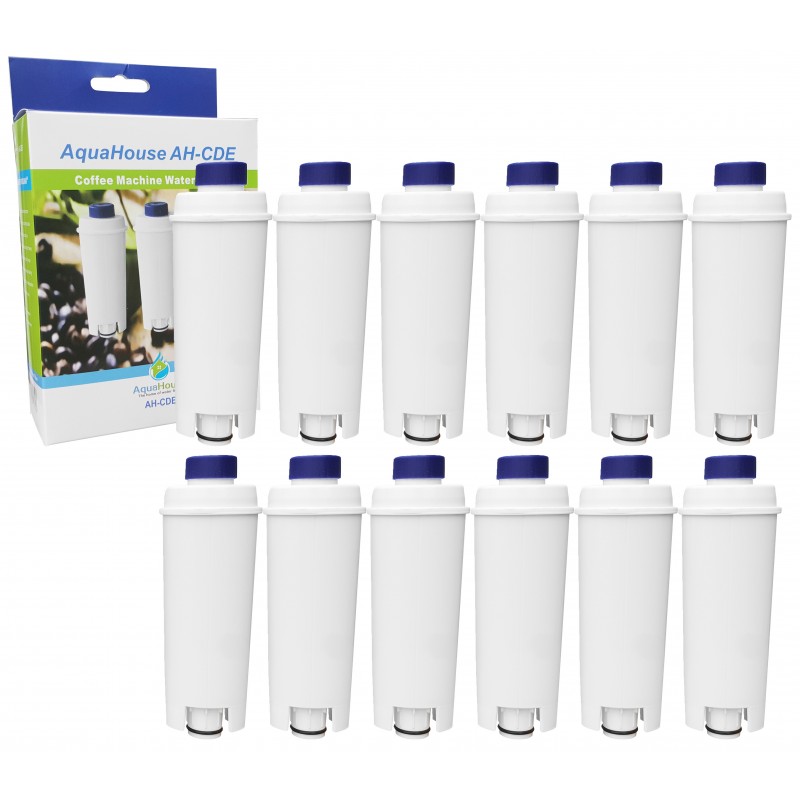 Aqualogis AL-S002 Lot de 2 filtres à eau compatibles DLS C002 SER3017 DeLonghi Bean to Cup