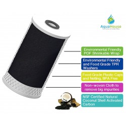 10" Jumbo Carbon Block water filter, High Capacity CTO BB