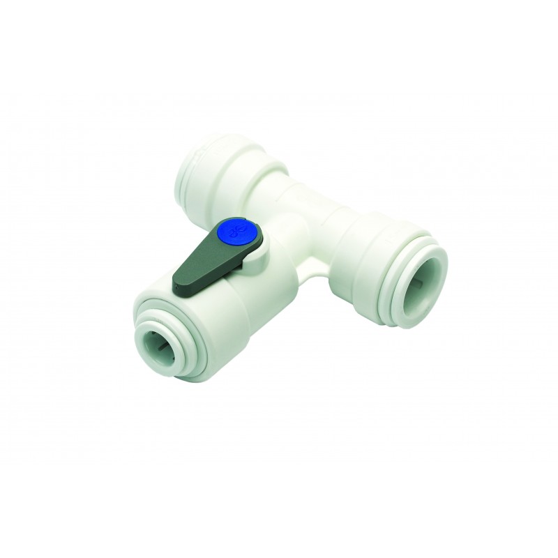 Acetal Angle Stop Valve 1/4" Water Feed Connector - John Guest ASV3