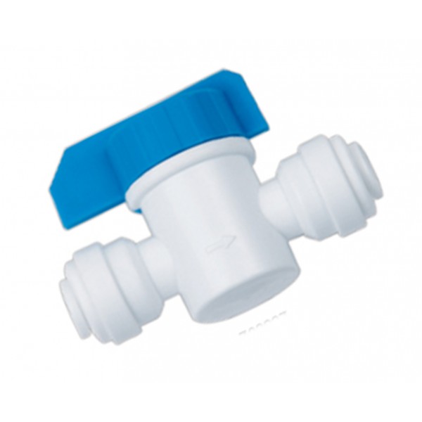Inline 1/4" Stop Tap / Isolator valve for fridges and water coolers