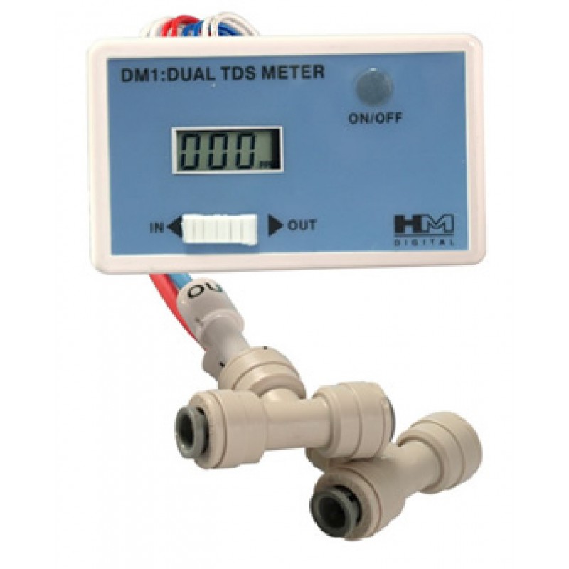 HM Digital DM-1, Dual In-line TDS Meter Reverse Osmosis Water quality Meter 