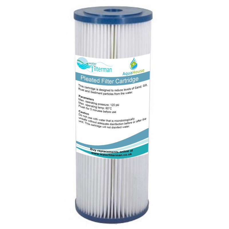 Aquafilter 10" Multiuse  50 100 150 Micron Sediment Removal Cartridge Filter