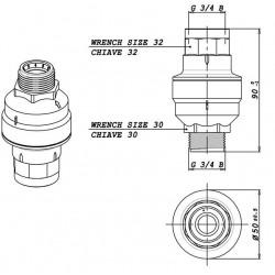 WRAS Water Block leak protection valve 3/4" BSP Flood Protection