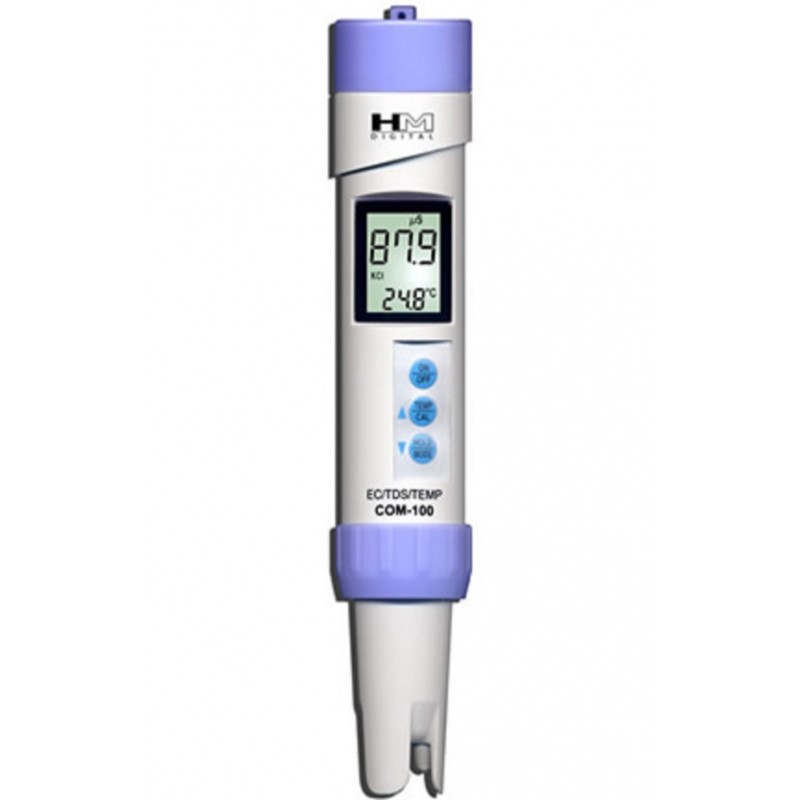 HM Digital COM-100 Waterproof EC / TDS / Temp Combo Meter